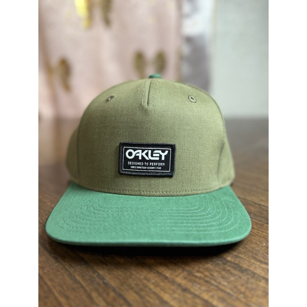 Oakley Hat Snapback Baseball Cap Bondi B1B Patch Logo Dark Brush